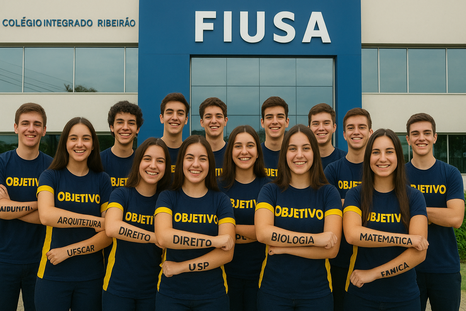 Alunos do Colégio Objetivo