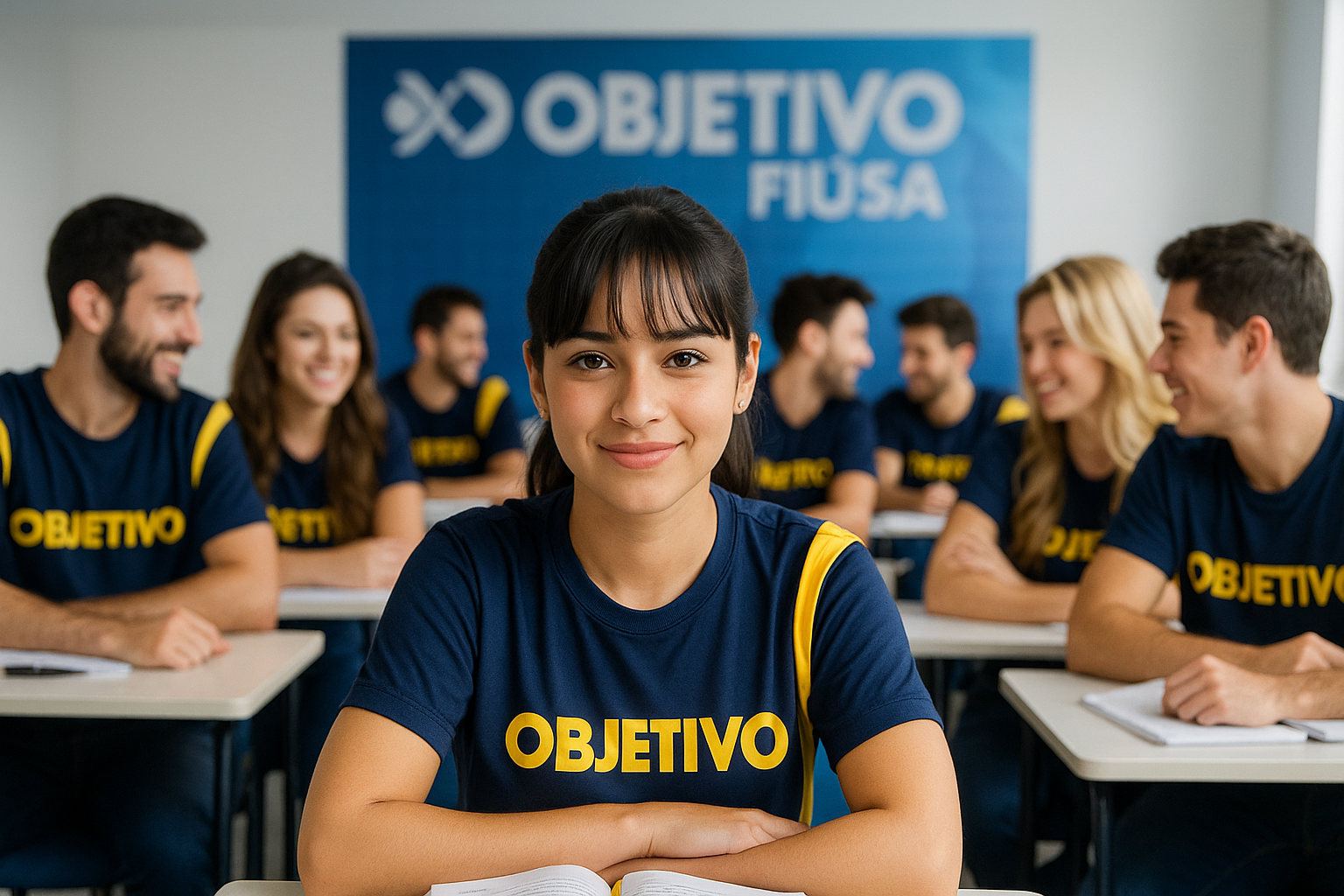 Fachada do Colégio Objetivo Fiúsa